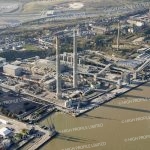 Aerial photograph of Northfleet Cement Works