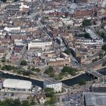 Aerial photograph of Maidstone Town Centre
