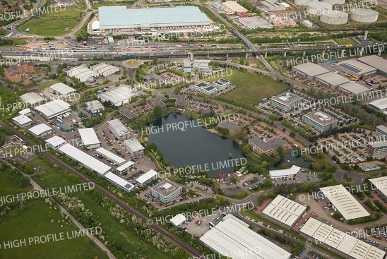 Aerial Photograph of Crossways Business Park