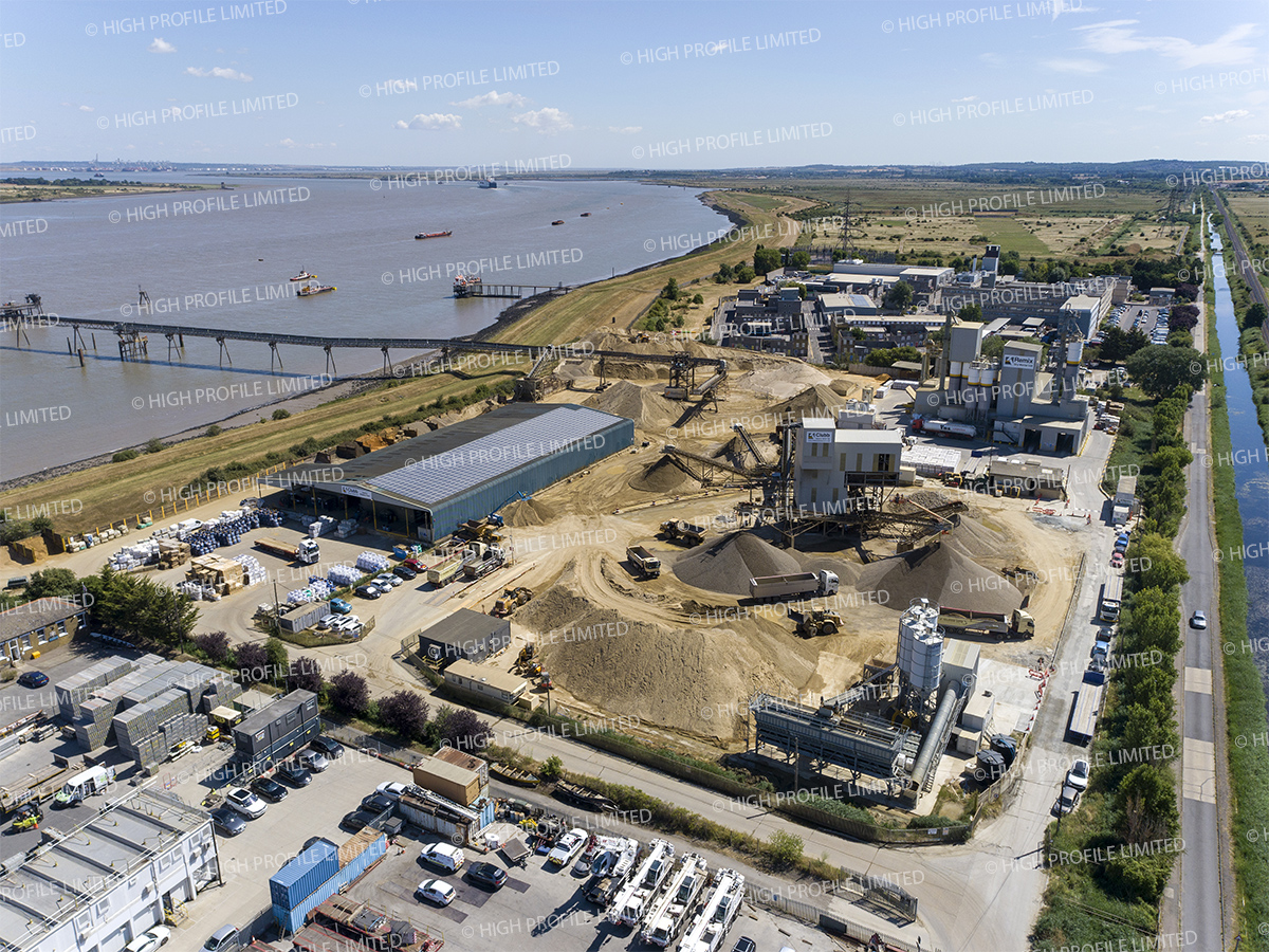 Clubb Sand and Gravel Gravesend Aerial Photograph - High Profile Limited